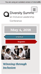 Mobile Screenshot of diversitysummit.org